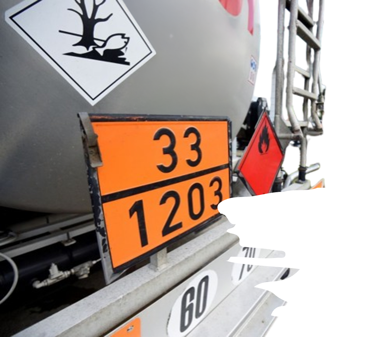 Visuel transport de marchandises dangereuses